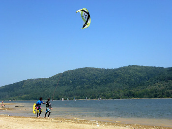 kitesurfing Klimkówka